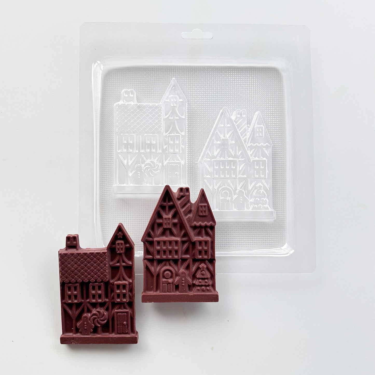 GINGERBREAD HOUSES CHOCOLATE MOLDS