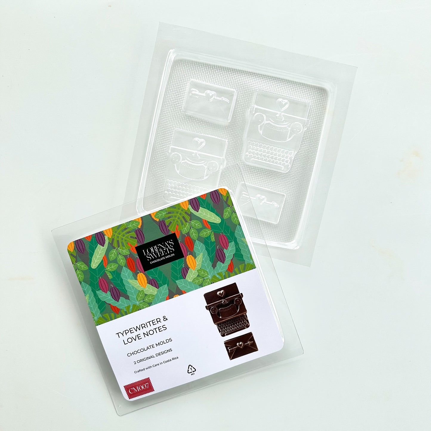 TYPEWRITER & LOVE NOTES CHOCOLATE MOLDS