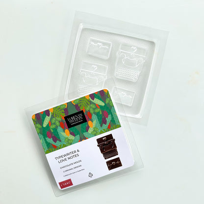 TYPEWRITER & LOVE NOTES CHOCOLATE MOLDS
