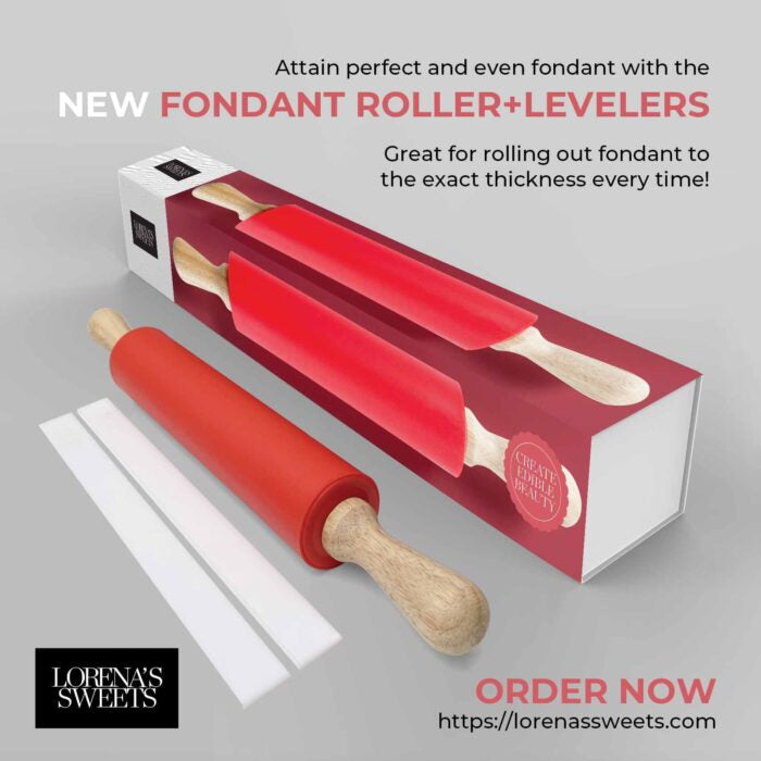 Candy Making Ruler Lorena's Sweets Fondant Roller Levelers - Precision Baking Tools